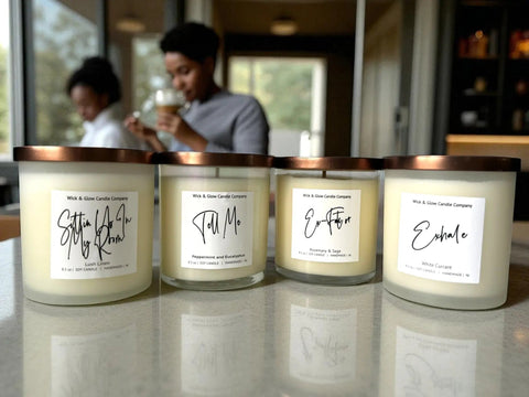 R&B Mixtape: Self-Care Edition Luxury Candle Set Wick and Glow Candle Company™  Candles