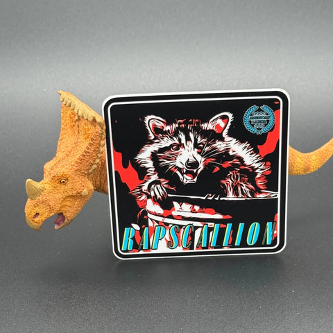 Raccoon Rapscallion Sticker – 3 Inch Vinyl Decal | Made in USA American Lictor  Vinyl Stickers