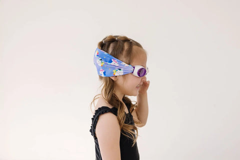 Rainbow Unicorn Swim Goggles – Tangle-Free Strap with Anti-Fog Purple Lenses | Kids to Adults | Assembled in USA Splash Place  Swim Goggles