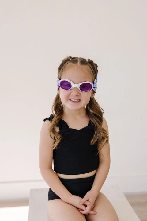 Rainbow Unicorn Swim Goggles – Tangle-Free Strap with Anti-Fog Purple Lenses | Kids to Adults | Assembled in USA Splash Place  Swim Goggles