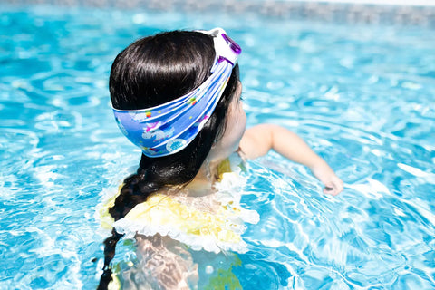 Rainbow Unicorn Swim Goggles – Tangle-Free Strap with Anti-Fog Purple Lenses | Kids to Adults | Assembled in USA Splash Place  Swim Goggles