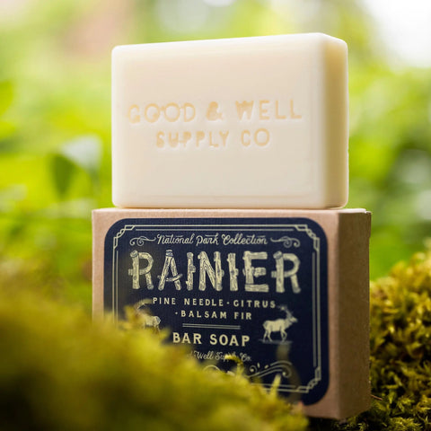 Rainier National Park Bar Soap Good & Well Supply Co.  Bar Soap