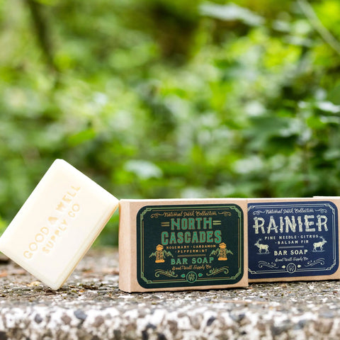 Rainier National Park Bar Soap Good & Well Supply Co.  Bar Soap