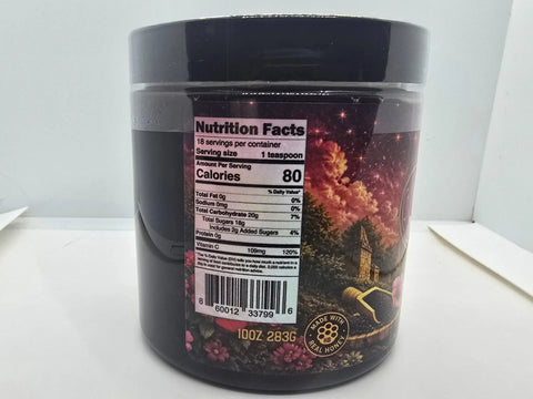 Raw Hibiscus Rose Honey Blend 12oz – Floral Infused Artisanal Honey | Made in USA Honey Badgers Bee Farm  All natural Tea