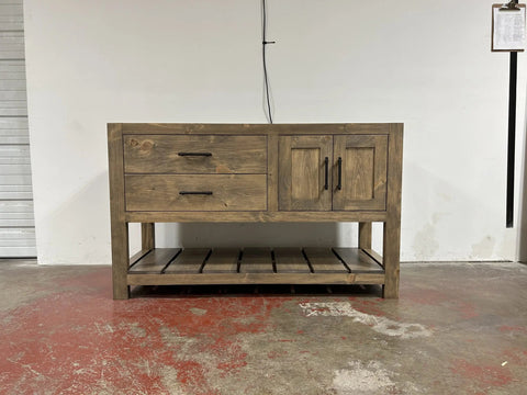 Ready to Ship Now - Custom Single Sink Vanity Model 1060 Limitless Woodworking  item 1460.40 Default Title