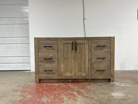 Ready to Ship Now - Custom Single Sink Vanity Model 1085 Limitless Woodworking  item 2668.45 Default Title