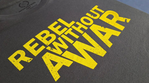 Rebel Without a War Graphic Tee – Premium Cotton Men’s Shirt | Made in USA American Lictor  T-Shirt