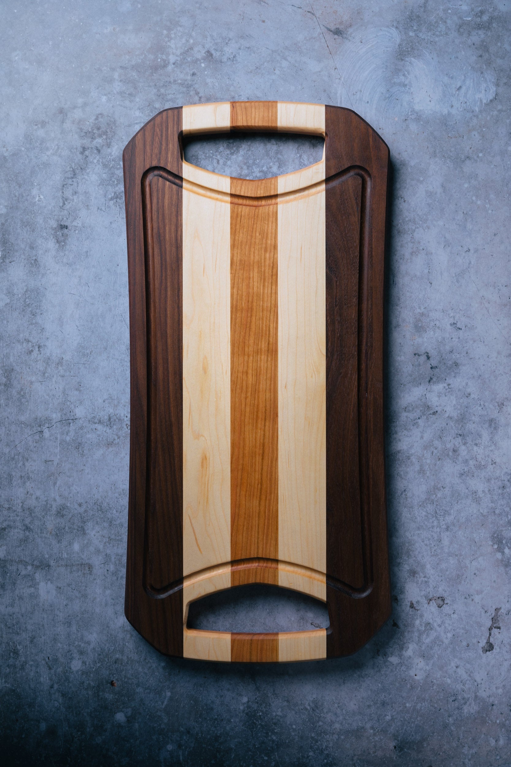Handcrafted Rectangular Server Made in USA Solid Wood Board– Apollo