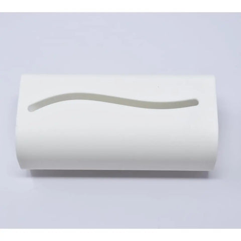 The Chatelet REEFSHAPE by Chatelet Manufacturing is a white, cylindrical plastic aquarium tunnel hide for betta fish or axolotls, featuring a curved slot, perfect for habitats. Made in the USA and shown on a plain white background.