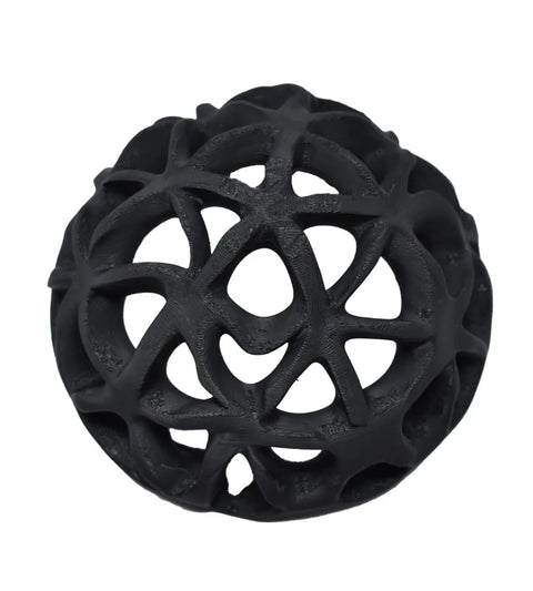 The Chatelet REEFSHAPE Dome by Chatelet Manufacturing is a 3D-printed aquarium reef decor and viewing hideout for fish or shrimp, featuring an intricate geometric lattice design and made in the USA.