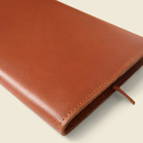 Refillable A5 Leather Journal Cover – Premium Full Grain with Suede Lining – Handmade in USA CASUPO  Notebook Cover