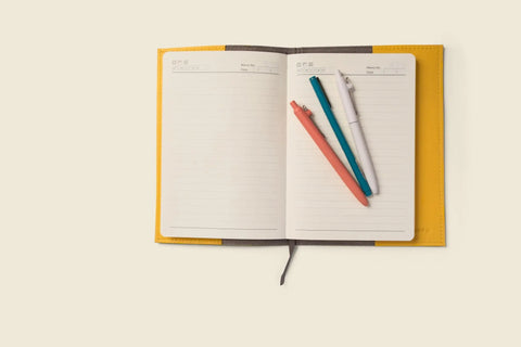 Refillable A5 Leather Notebook Cover 6.25x9.875 Inch – Handmade in USA CASUPO  Notebook Cover