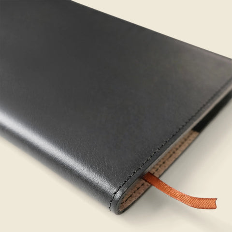 Refillable A5 Leather Notebook Cover – Full Grain Premium Journal Protector 6.25x9.875 Inch – Handmade in USA CASUPO  Notebook Cover