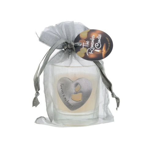 Remember Forever in My Heart Soy Memorial Candle – Unscented Candle | Made in USA Whitney Howard Designs  Candles