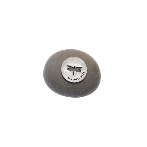 Remember When Meditation Stone – Handcrafted River Rock Gratitude Gift | Nostalgic Reflection | Made in USA Whitney Howard Designs  Meditation Stones
