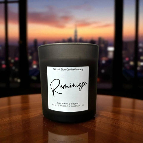 Reminisce Luxury Scented Candle Wick and Glow Candle Company™  Candles