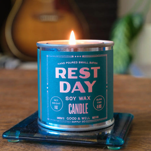 Rest Day Happy Place Candle Good & Well Supply Co.  Candles