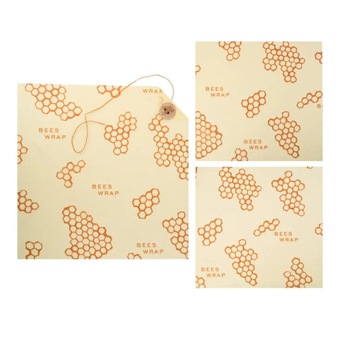Reusable Food Wrap Lunch Pack – Bee's Wrap Eco-Friendly Set 15 Inch | Made in USA Bee's Wrap  Bee's Wraps
