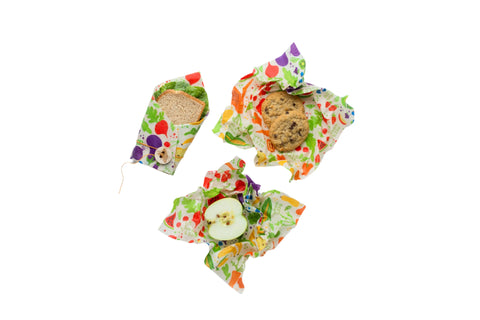 Reusable Food Wrap Lunch Pack – Bee's Wrap Eco-Friendly Set 15 Inch | Made in USA Bee's Wrap  Bee's Wraps