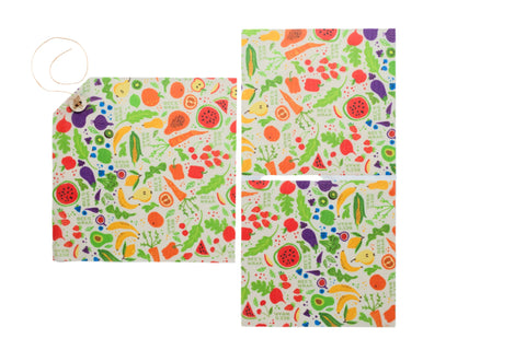 Reusable Food Wrap Lunch Pack – Bee's Wrap Eco-Friendly Set 15 Inch | Made in USA Bee's Wrap  Bee's Wraps