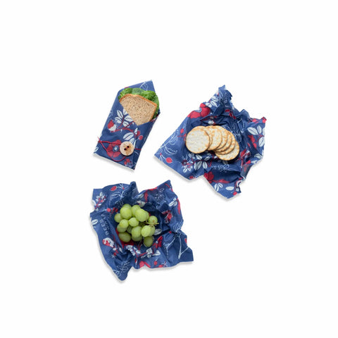 Reusable Food Wrap Lunch Pack – Bee's Wrap Eco-Friendly Set 15 Inch | Made in USA Bee's Wrap  Bee's Wraps
