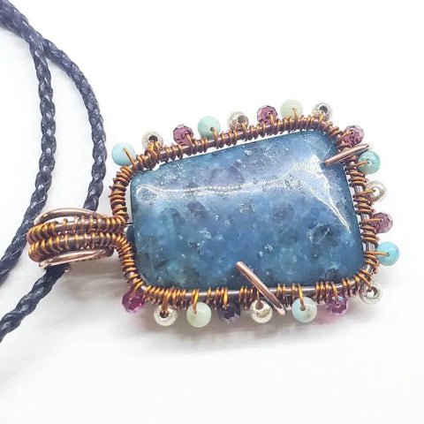 Reversible Copper Wire Wrapped Dancing Ballerina Pendant Alexa Martha Designs  Necklace