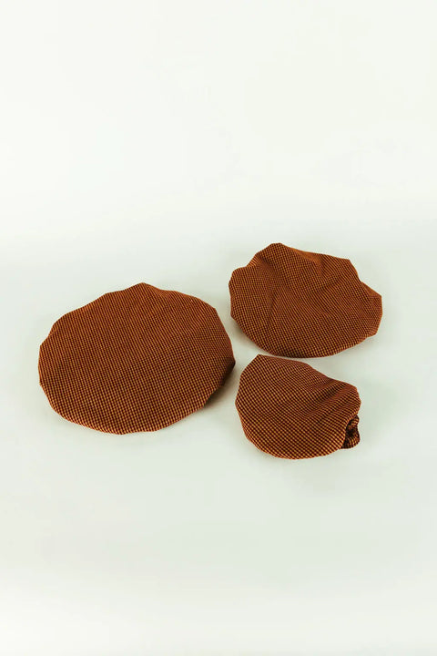 Reversible Holiday Gingham Bowl Cover Set – 8, 12 & 15 Inch Food Storage Covers | Handmade in USA Millstream Home  Homegoods 26.00 Red Gingham / Large