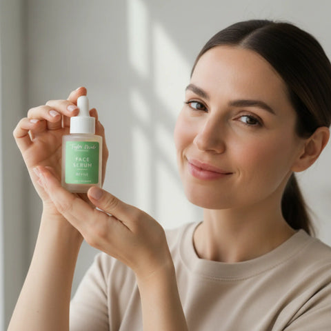 Revive Face Serum – 1oz Hydrating Botanical Blend with Bakuchiol and Hyaluronic Acid | Handmade in USA Taylor Made Organics  face serum