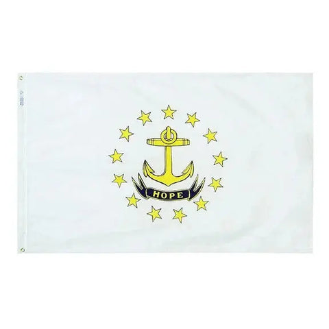 Rhode Island State Flag – Durable Outdoor Nylon with UV-Resistant Colors | Made in USA by Freedom Flag & Pole Freedom Flag and Pole 