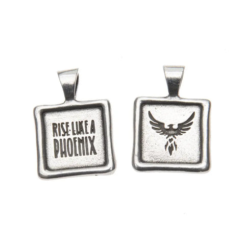 Rise Like a Phoenix Wax Seal Pendant – Handcrafted Recycled Pewter Charm | Made in USA by Whitney Howard Designs Whitney Howard Designs  Wax Seals