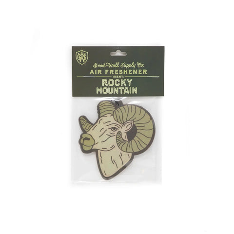 Rocky Mountain National Park Air Freshener Good & Well Supply Co.  Vehicle Air Fresheners