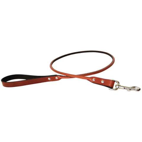 Rolled Leather Dog Leash 3/4 Inch x 48 Inch – Comfortable Grip – Auburn Leathercrafters | Made in USA Auburn Leathercrafters  item