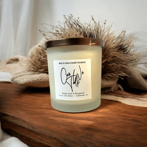 Romantic Scented Candle Set Trio – Hand-Poured Soy Wax 8.5oz Each | Made in USA Luxury Home Fragrance Wick and Glow Candle Company™  Candles