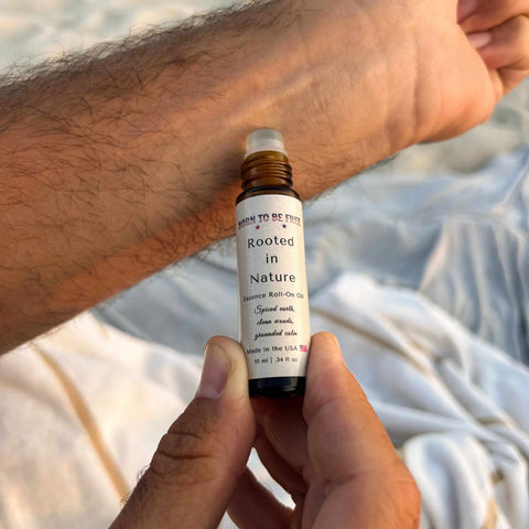 Rooted in Nature 10ml Essential Oil Roll-On – Unisex Toxin-Free Skincare Blend | Made in USA Born to be Free  Essence Roll-On Oil