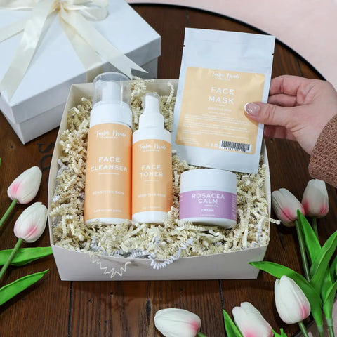Rosacea Skincare Kit Taylor Made Organics  gift set