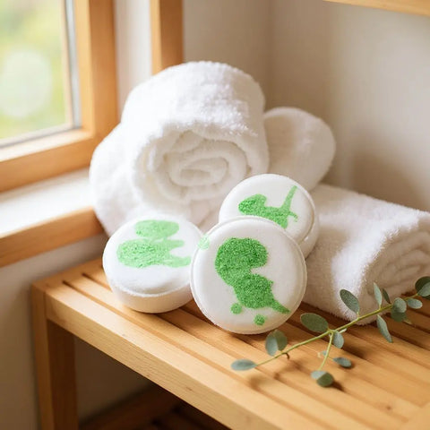 Rosemary Mint Shower Steamers 4 Pack – Aromatherapy Bath Additives for Refreshing Shower Experience | Made in USA Bath Bums 