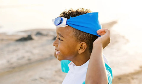 Royal Blue Swim Goggles – Tangle-Free Strap, Anti-Fog Lenses for Kids and Adults | Assembled in USA Splash Place  Swim Goggles