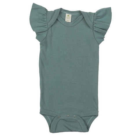 Ruffle Sleeve Snappie Spiritex | Sustainable Apparel