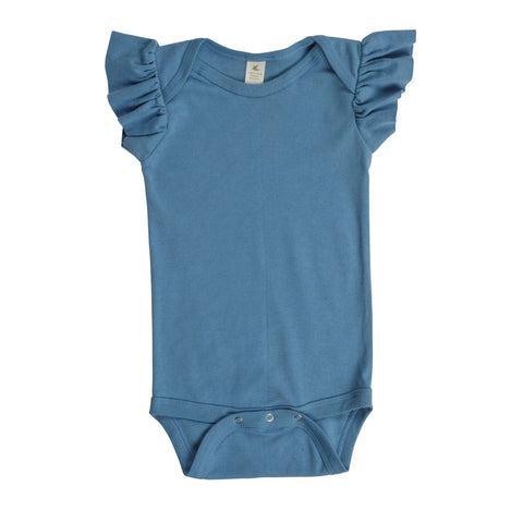 Ruffle Sleeve Snappie Spiritex | Sustainable Apparel