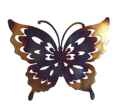 Rustic Butterfly Wall Art Metal Sculpture – Handmade Decorative Piece | Made in USA Knights Home Decor  item