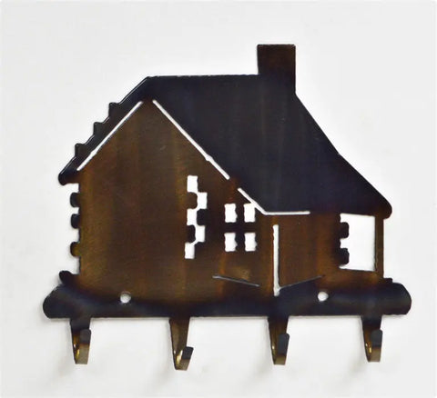 Rustic Cabin Key Holder – Handcrafted Wall-Mounted Key Rack for Entryway Organization | Made in USA Knights Home Decor  item