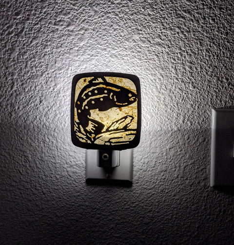 Rustic Elk Silhouette Night Light – Handcrafted Custom Accent Lamp | Made in USA for Cozy Home Ambiance Knights Home Decor  item