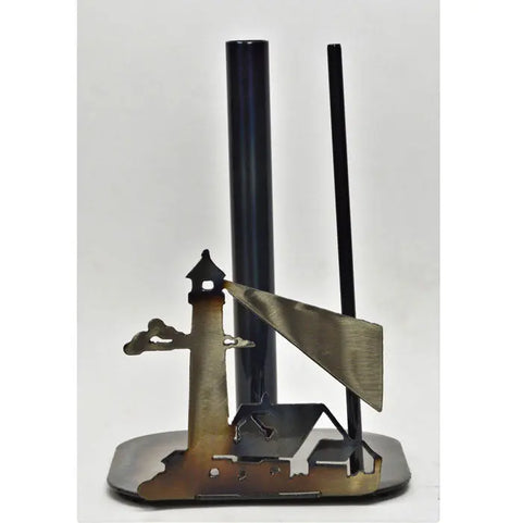 Rustic Lighthouse Paper Towel Holder – Coastal Kitchen Accessory | Handcrafted in USA Knights Home Decor  item