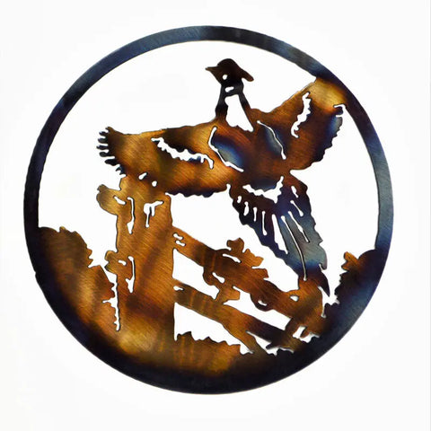 Rustic Metal Pheasant Wall Decor – Handcrafted Wildlife Art | Made in USA Knights Home Decor  item