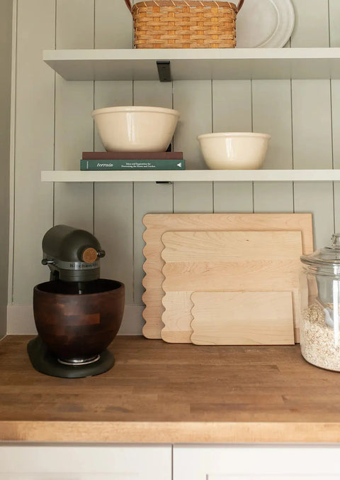 The Scalloped Cutting Board Lanchester Woodworking - Direct  Kitchen + Dining