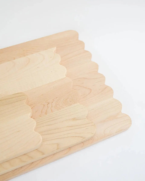 The Scalloped Cutting Board Lanchester Woodworking - Direct  Kitchen + Dining
