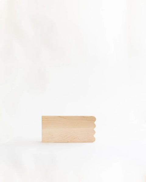 Rustic Scalloped Maple Cutting Board – Handcrafted Kitchen Wood Board | Made in USA Millstream Home  Kitchen + Dining