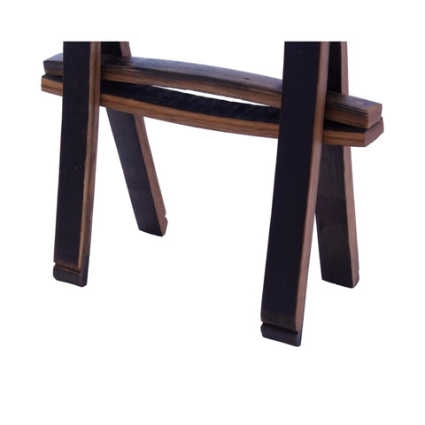 Rustic Wormy Maple Accent Table – Reclaimed Whiskey Barrel Legs | Amish Made in USA Amish Toy Box  Plant Stand Table