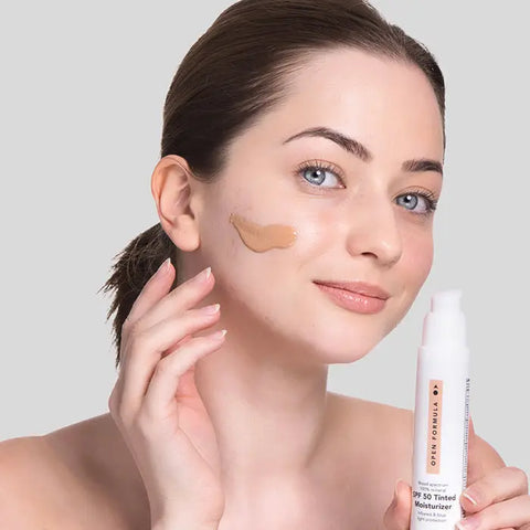 SPF 50 Mineral Tinted Moisturizer 1.5 Oz – Broad Spectrum Sun Protection | Made in USA Open Formula  Lotion & Moisturizer