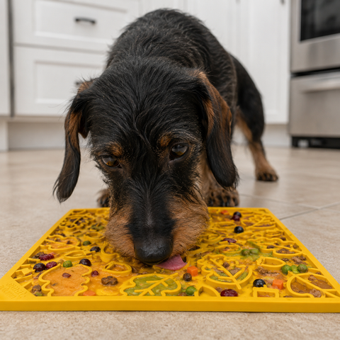 SodaPup Autumn Design Enrichment Lick Mat – Durable Pet Feeding Mat | Made in USA SodaPup  EMAT